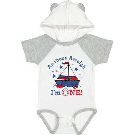 

Inktastic Little Sailboat 1st Birthday Gift Baby Boy Bodysuit