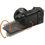Sony ZV-E10 Mirrorless Camera with 16-50mm Lens + 64GB SD Card and More (International Version)