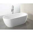 thumbnail image 1 of Venice 6836 69" Modern Freestanding Soaking Acrylic Bathtub, 1 of 4