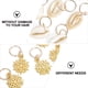 thumbnail image 4 of 1 Set / 305pcs Cuentas de trenzas de pelo de cabello Joyas Cabello Cabello Anillo Anillo Colgante Suministro, 4 of 5