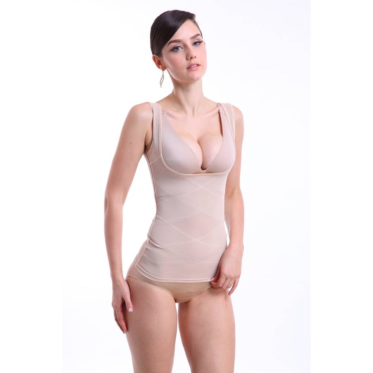 Leapair Plunge Extra Firm Solid Shapewear Camisole (Women's)