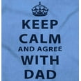 thumbnail image 2 of Keep Calm And Agree With Dad Crown Hoodie Hooded Sweatshirt Men Brisco Brands L, 2 of 6