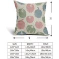 thumbnail image 5 of Pink Blue Green Pumpkin Fall Pillow Covers 20x20 Set of 2 Autumn Harvest Print Thanksgiving Decorative Throw Pillows Outdoor Farmhouse Cushion Case Seasonal Decor for Couch Sofa Bed, 5 of 6