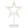thumbnail image 1 of Estrella de luz decorativa de 20 LED, luz de pascua blanca cálida fría, estrella decorativa, 1 of 7