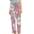 thumbnail image 4 of Tnhcen Women's Fall Casual Printed Sleep Pants with Elastic Waist - Soft Stretchy Pajama Pants for Cozy Autumn Nights S-2XL, 4 of 6