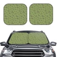 thumbnail image 6 of Lsque Mallard Duck 2 PCS Windshield Sun Shade | CarFoldable Window Covers | Car Accessories Reflect UV for Universal Cars SUV Truck | Large, 6 of 7