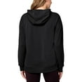 thumbnail image 4 of Mondetta Women's Performance Kangaroo Pocket Moisture Wicking Full Zip Hoodie-Black / M, 4 of 4