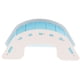 thumbnail image 2 of Hamster Gerbil Ratones Ejercicio Juegue Puente Barco Juguete Jaula Cama - Azul, 2 of 9