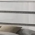thumbnail image 3 of Benjara Peis Queen Size Bed- LED- Crystal Accents- Modern Design- Glossy White, 3 of 6