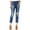 Blue - morgan, variant on DL1961 Womens Ripped Goldie Straight Leg Jeans, Blue, 26