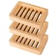 thumbnail image 1 of Bamboo Soap Dish Drain Soap Rack Bamboo Soap Holder, 1 of 5