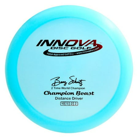 Champion Beast Disc I-Dye Champion Material Beast Golf Disc, 173-175gm (Colors may vary), Turnover distance driver By Innova Disc Golf ()