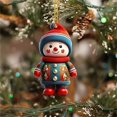 thumbnail image 5 of SUNSIOM Car Rearview Mirror Charms Cute Santa Snowman Hanging Decorations Small Christmas Tree Ornaments, 5 of 5