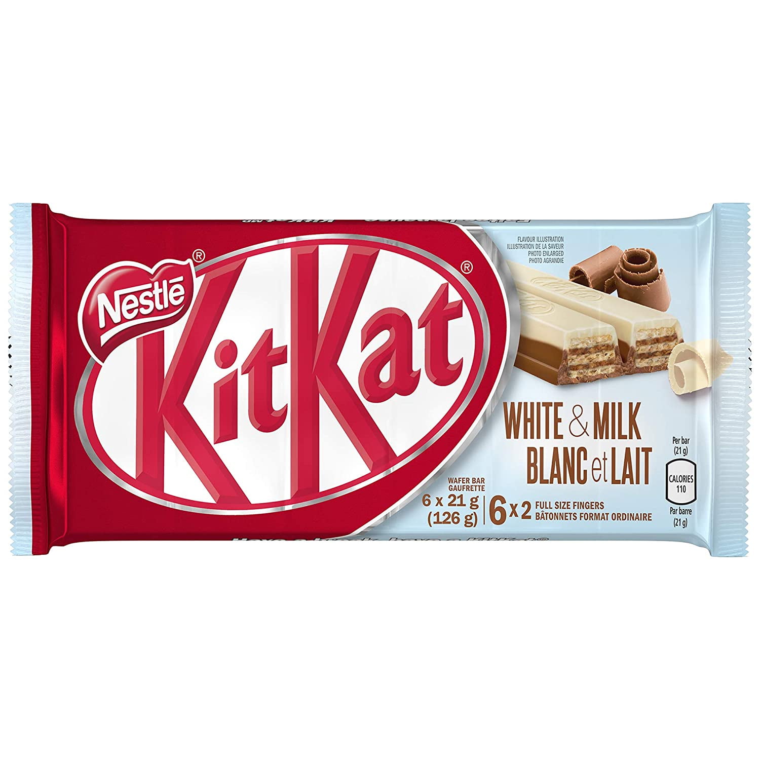 Nestle Kit Kat 2 Finger White & Milk Chocolate Bar Walmart Canada