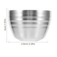 thumbnail image 4 of KAKOWELY Copa de vino, taza de agua reutilizable, taza de té de acero inoxidable, taza pequeña, taza de bebidas, recuerdo de fiesta, 4 of 4