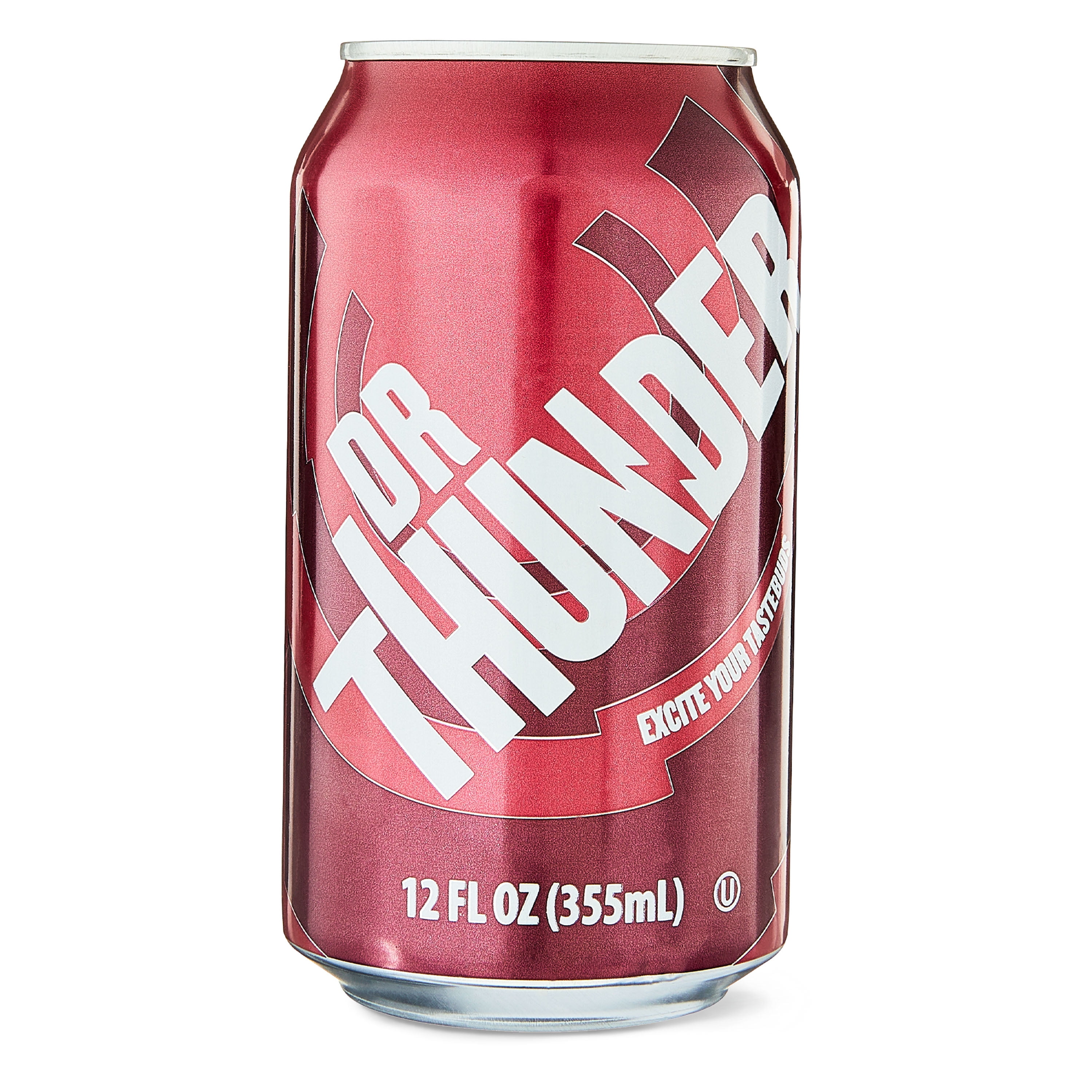 (2 pack) Great Value Dr Thunder Soda Pop, 12 fl oz, 12 Pack Cans