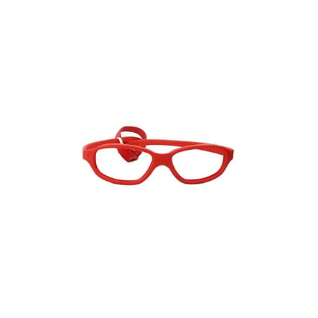Miraflex: Nicki48 Unbreakable Kids Eyeglass Frames | 48/17 - Red | Age: 10Yr - 15Yr