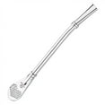 thumbnail image 4 of Tea Spoon Loose Leaf Tea Stainless Steel 304 Straw Colander Tea Leaking Juice Spoon Milk Tea Coffee Stirring Spoon Straws Reusable Stainless Steel Stainless Steel Coffee Filter, 4 of 9