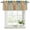 Multicolor, Cobalt, Rose, Gold, variant on Colorful Striped Curtain Valances for Windows, Kitchen Valance Window Treatments Panel 2 Pack, Modern Staggered Stripes Rod Pocket Short Curtains for Bathroom Bedroom 54 x 18 Inch