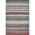 thumbnail image 2 of Addison Rugs Mayfield Premium Machine Washable Transitional Stripes Seafoam Rectangle Rug, 10' X 14' Machine Washable Transitional Stripes Seafoam Oversized Sherpa Throw Blanket, 2 of 7