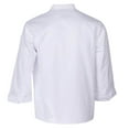 thumbnail image 3 of Unisex Chef Jackets Coat Long Sleeves Shirt Kitchen Uniforms White L, 3 of 9