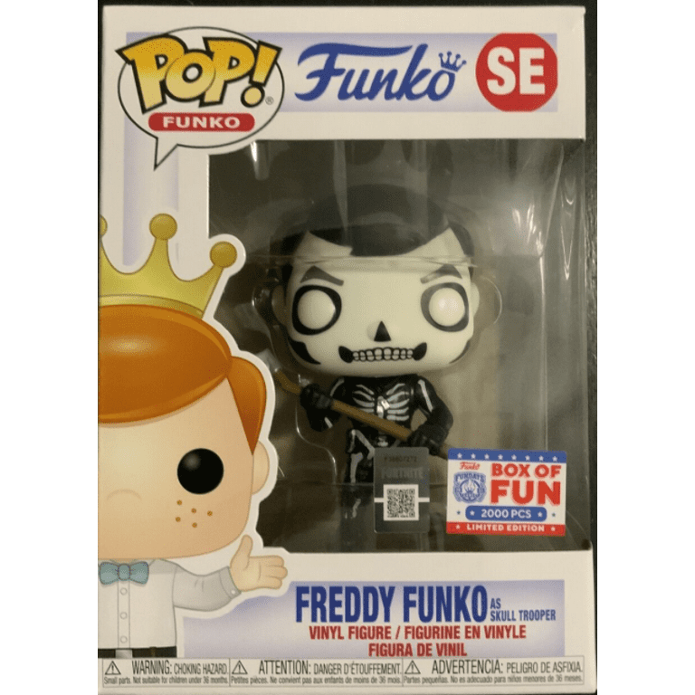 Funko Fundays Fortnite Freddy Funko As Skull Trooper LE 2000 Exclusive - Walmart.com