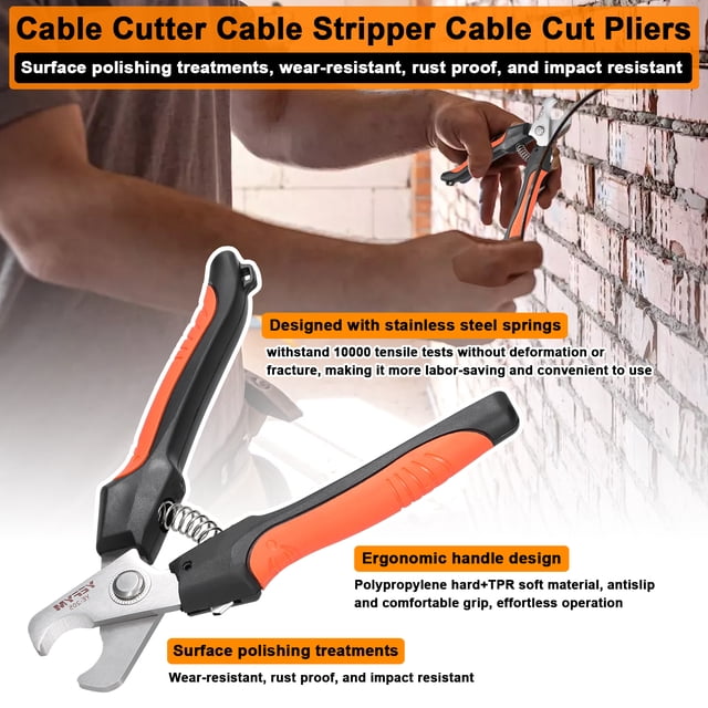 Cable Cutter,Hand Tool Copper Portable Hand Tool Pliers Wire Plier Tool Copper Wire Plier Portable Hand Copper Wire Wire Cutter Cable Cable Wire Plier Portable Wire Wire Cutter Cable Cut Pliers