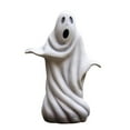 thumbnail image 3 of Cute Ghost Figurine Ornament Creative Craft Tabletop Statue for Balcony Garden Decorations, 3 of 3