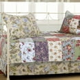 thumbnail image 3 of Greenland Home Fashions Blooming Prairie 100% Cotton Authentic Patchwork 5-Piece Daybed Set, 3 of 5