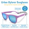 thumbnail image 3 of Jan & Jul Baby Sunglasses with Strap Adjustable, Unbreakable Frames (S: 6 Months -2 Years, Purple Aurora), 3 of 7