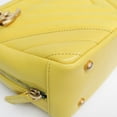 thumbnail image 6 of Pre-Owned Chanel Chevron V-stitch Women's Leather,Cotton Shoulder Bag Yellow, 6 of 20