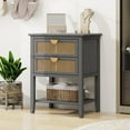 thumbnail image 4 of 2 Drawer Side table,American style, End table,Suitable for bedroom, living room, study, 4 of 6
