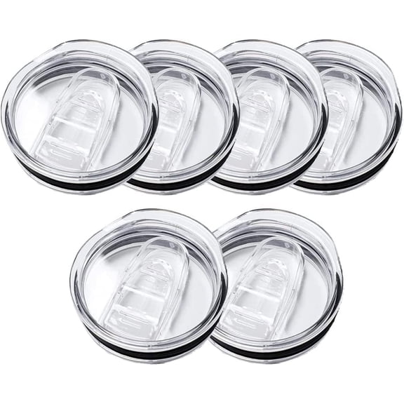 6 Pack 20oz Skinny Tumbler Replacement Lids
