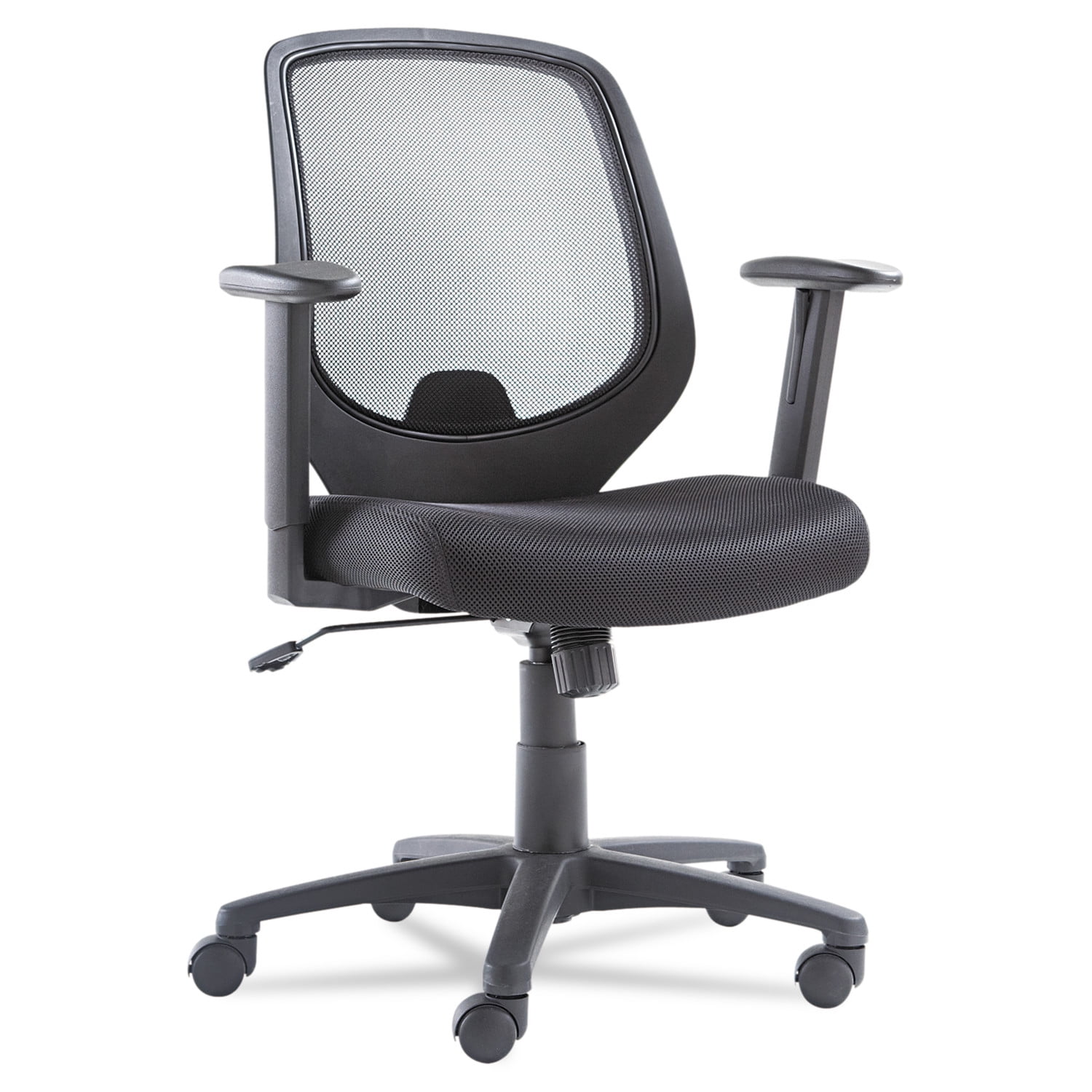 OIF Swivel/Tilt Mesh MidBack Chair, Height Adjustable TBar Arms