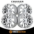 thumbnail image 3 of 22x9.5 Cruiser Alloy 925V Cutter Bright PVD Wheel 5x115/5x5.5 +15, 3 of 5