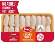 Tyson All Natural, Fresh Chicken Wings, Family pack, 4.25 - 5.3 lb Tray, 4.25 - 5.3 lb Tray