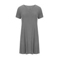 thumbnail image 5 of Mittory Women's Summer Sleeveless V-Neck T-Shirt Tunic Tops Blouse Shirts, 5 of 6