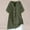 Green, variant on WCJM Women's Short-Sleeve Scoop Neck T-Shirt Dress Women's Short Sleeve T-Shirt Women's Cotton Linen Shirts Solid 3/4 Sleeve Tunic Tops Oversized Tshirts Casual V Neck Blouses