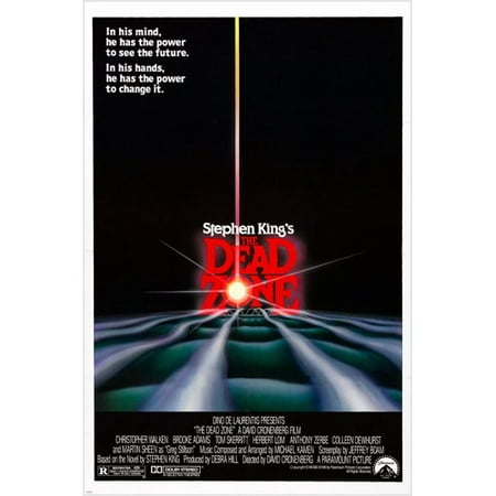 Stephen King'S The Dead Zone Movie Poster Christopher Walken Horror