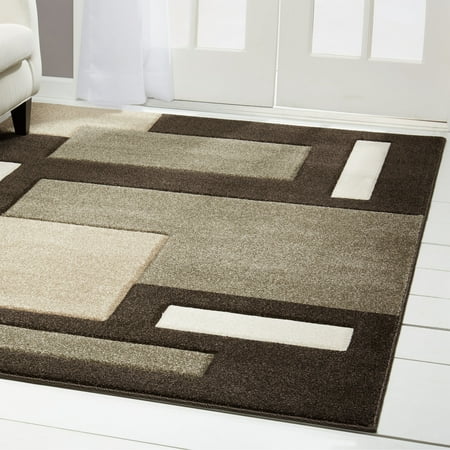 UPC 769924375129 product image for Home Dynamix Sumatra Modern Brown Blocks Hand-Carved Area Rug | upcitemdb.com