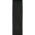 thumbnail image 3 of Noursion Essentials Solid Contemporary Black 2'2" x 10' Area Rug, (10' Runner), 3 of 9