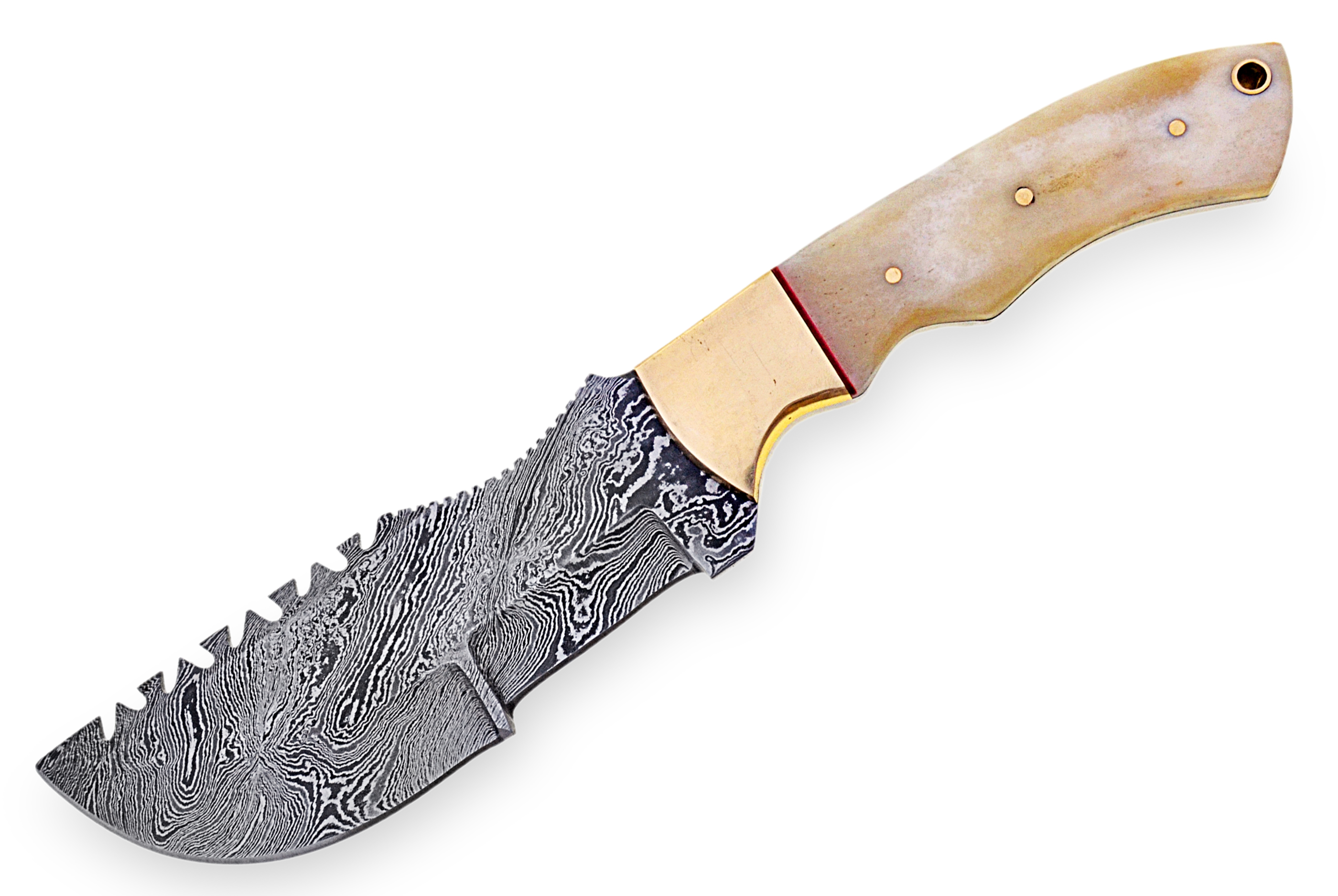 Smart & Sharp Custom Handmade Damascus Steel Hunting Knife/Tracker Knife SS-17332