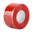 thumbnail image 1 of Cinta eléctrica de caucho de silicona autofundible, reparación de sello impermeable para manguera de tubería de agua (rojo), 1 of 8