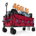 thumbnail image 2 of Chariot Utilitaire Pliable Robuste Roues Tout-Terrain pour Jardin Camping, 2 of 14