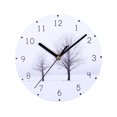 thumbnail image 1 of Tablero de densidad, reloj de pared redondo, tictac, movimiento de cuarzo, sala de estar, dormitorio, reloj decorativo sidaley JJ23605-04B, 1 of 6