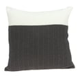 thumbnail image 2 of Parkland Collection Zoha Gray Solid Decorative Throw Pillow, 20 x 20 Cotton Square Pillow, 2 of 7