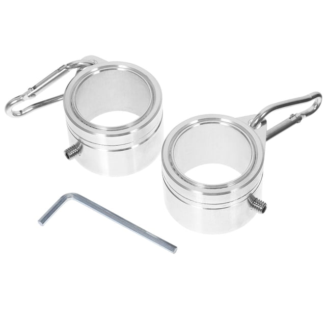 MasteelfCA 1 Set Flag Pole Rings Aluminum Alloy Flag Pole Clips Mounting Holders for Holding Flag