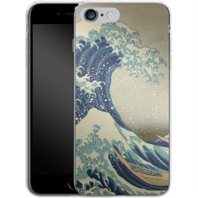 Apple iPhone 6 Plus - Great Wave Off Kanagawa por Hokusai por caseable Designs, funda de silicona para teléfono caseable TCI6PXXC01072XXAPIP6P