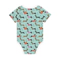 thumbnail image 2 of Rocae Christmas Dachshund for Baby Climbing Clothes Soft Baby Romper for Active Infants Comfortable and Breathable Crawling Jumpsuit Unisex Baby Outfit 9M, 2 of 8