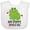 AA-White, variant on Inktastic My Poppy Loves Me Grandson Frog Boys Baby Bib